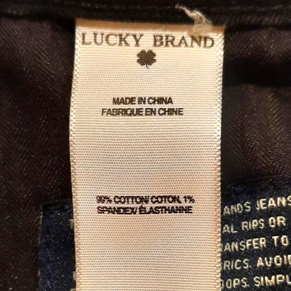 Lucky Brand Sophia Bootcut Black Cotton Pants size 6 - Picture 11 of 12
